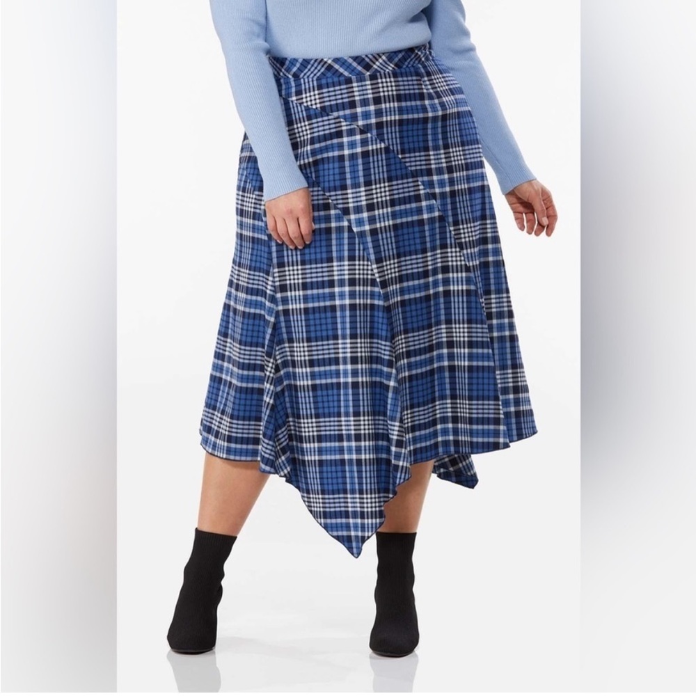 Women’s Cato Size 14 J/M Sportswear Gardenstate Pitch Navy NWT Stretch Skirt